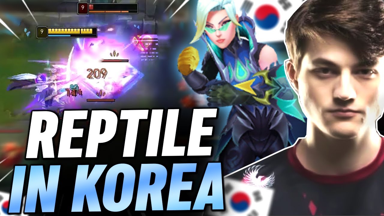 Rank 1 Vayne EUW Visits Korea Masters..| Reptile
