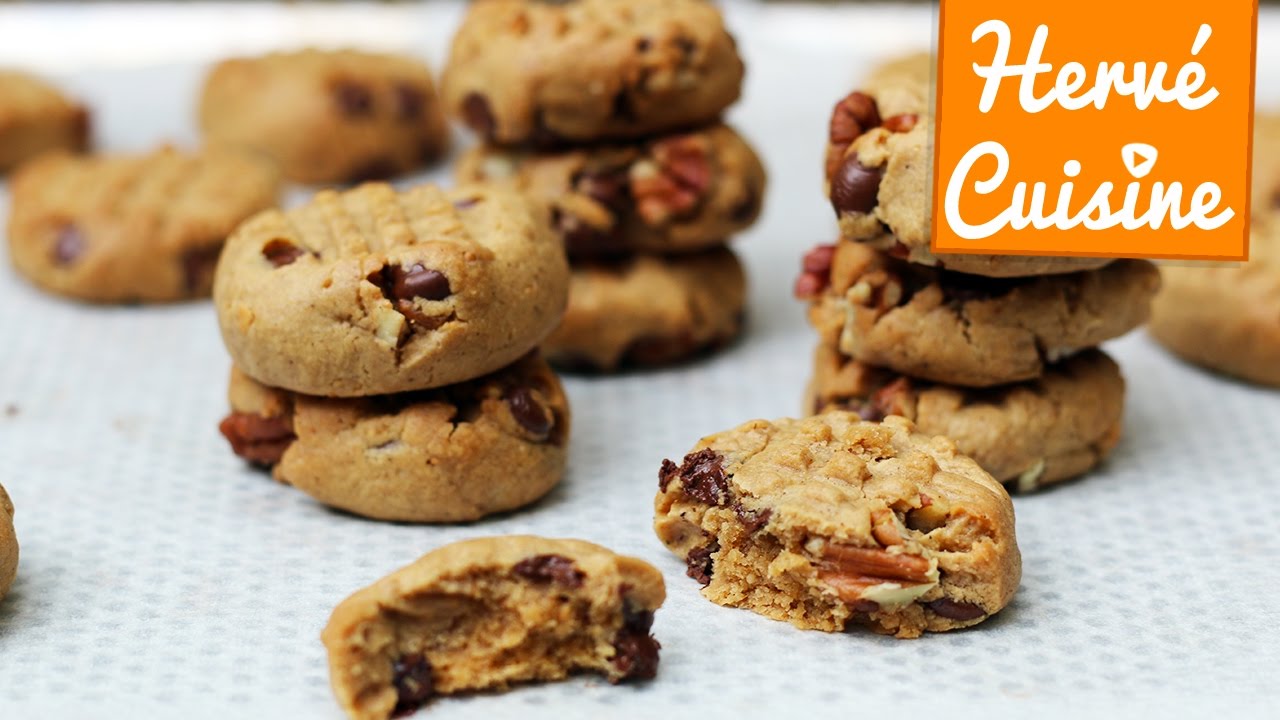 Recette Cookies VEGAN beurre de cacahuète et chocolat