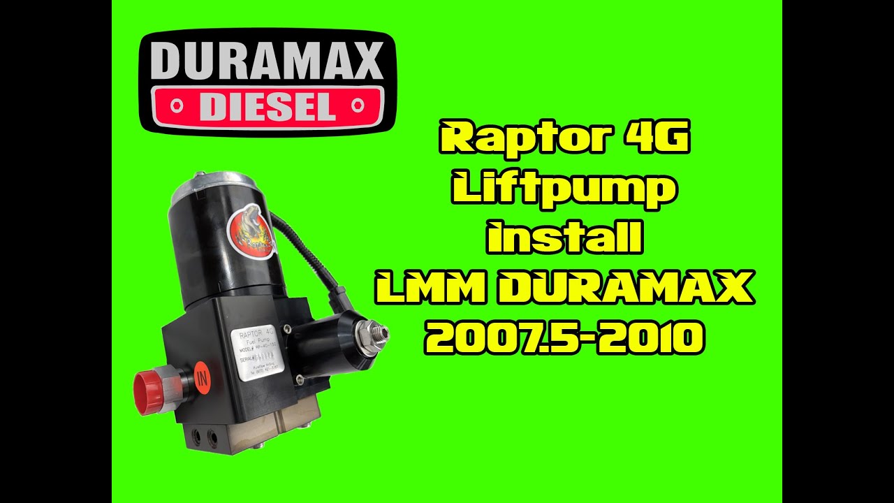 Установка подъемного насоса Ultimate LMM Duramax Raptor 4G (как это сделать)