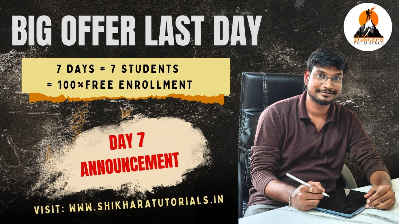 BIG OFFER - DAY 7 (LAST DAY) LUCKY WINNER ANNOUNCEMENT 📢