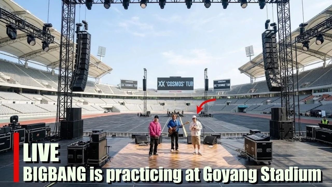 LIVE BIGBANG at Goyang Stadium + surprise G-Dragon,Taeyang,and Daesung for tomorrow's World Tour.