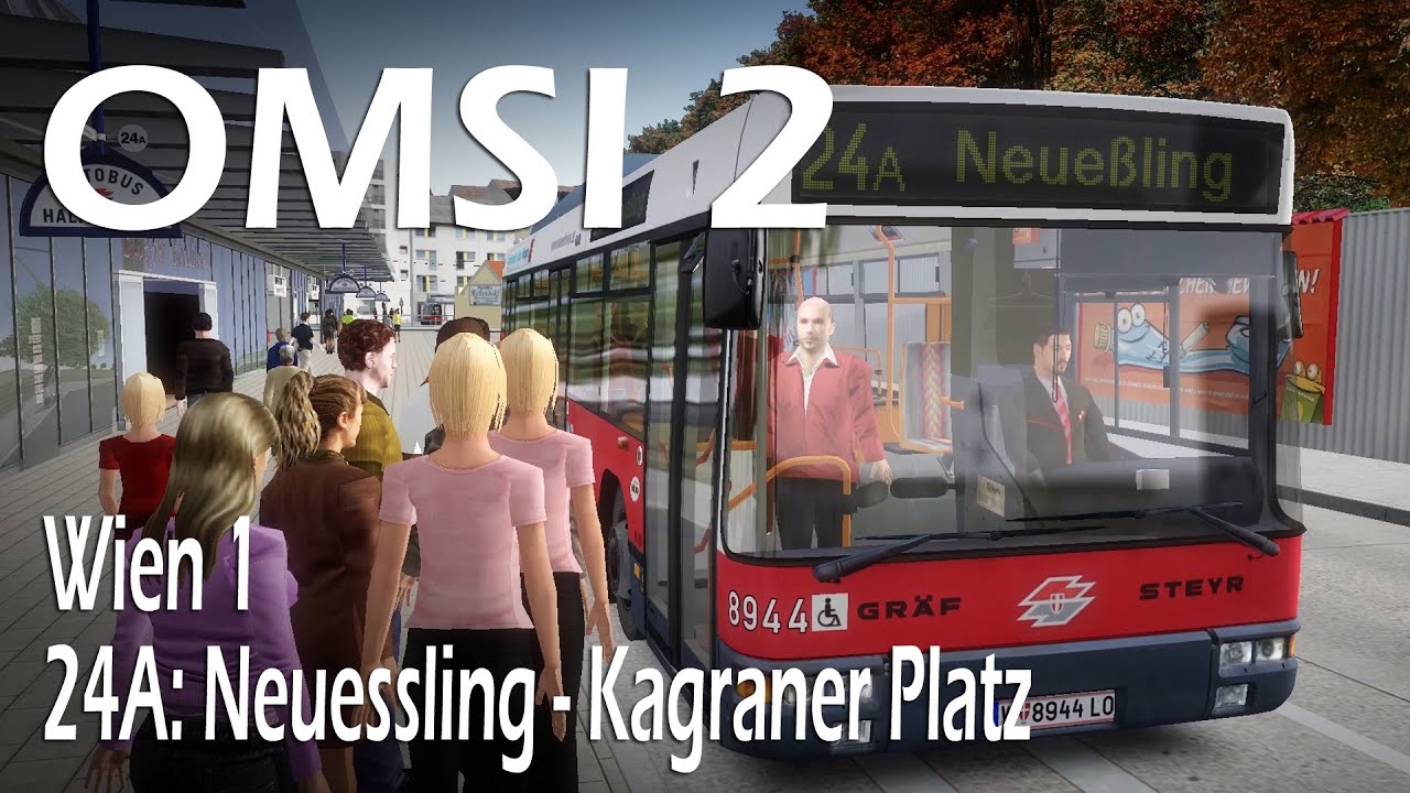 24A: Neuessling → Kagraner Platz | Wien 1 (2006) | OMSI 2