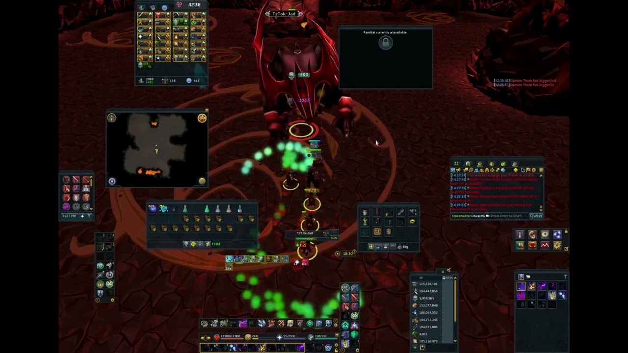 TzTok-Jad Boss fight and finishing another part of tier 90 necromancy upgrade task