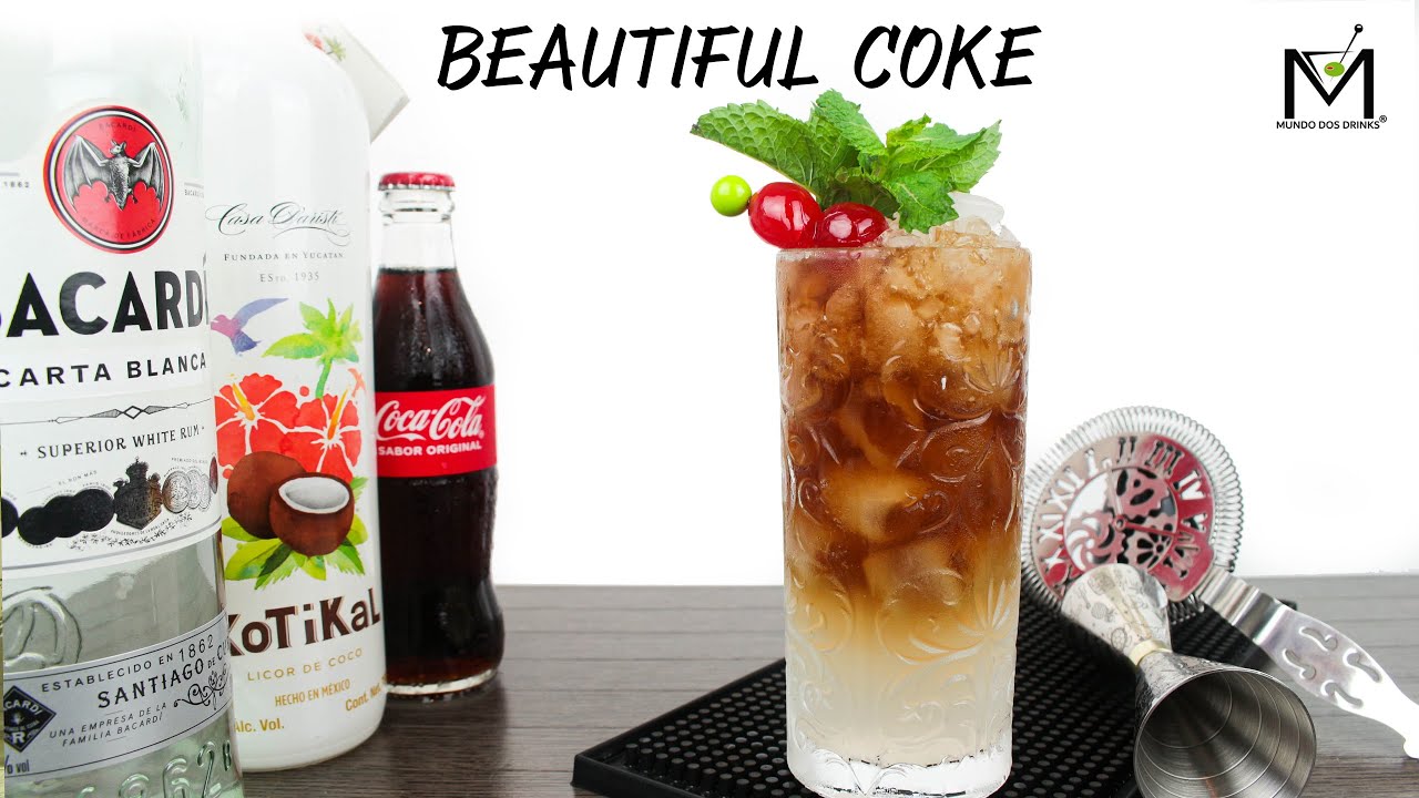 COMO FAZER O BEAUTIFUL COKE - DRINK COM MALIBU E COCA COLA