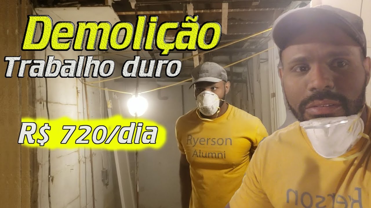 DEMOLIÇÃO - Trabalho pesado no Exterior