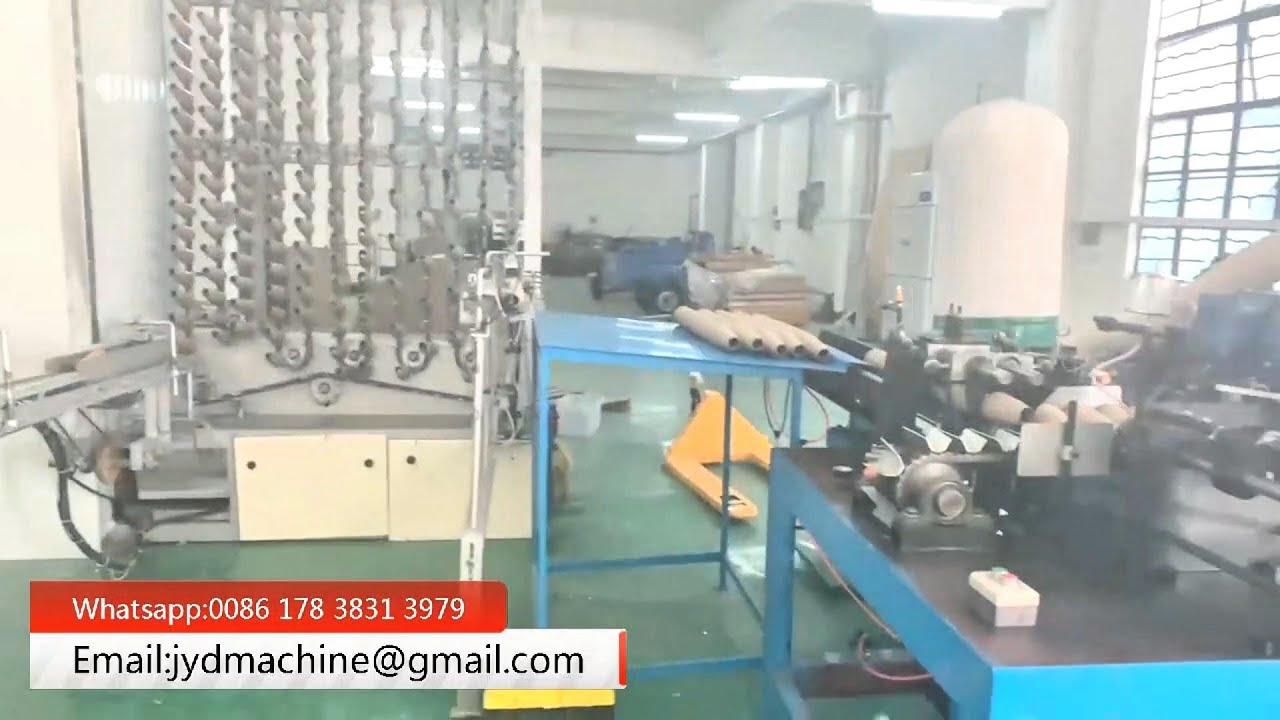 Automatic Paper Cone Production Line For Textile Paper Cone Making