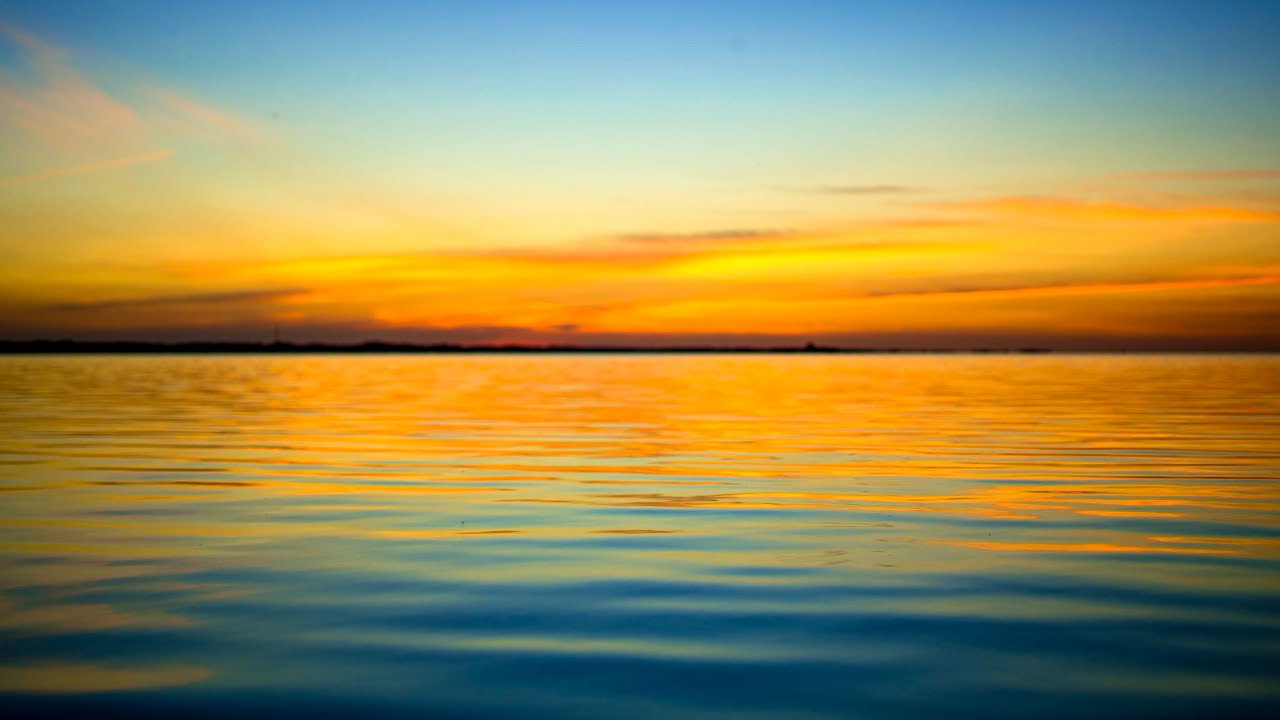 Ocean Sunset (No Sound) — 10 Hours Screensaver 4K UHD