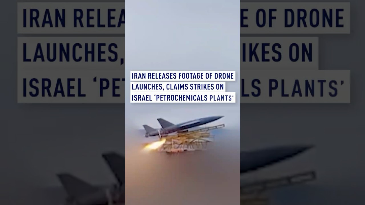 Iran releases footage of drone launches, claims strikes on Israel &lsquo;petrochemicals plants&rsquo;