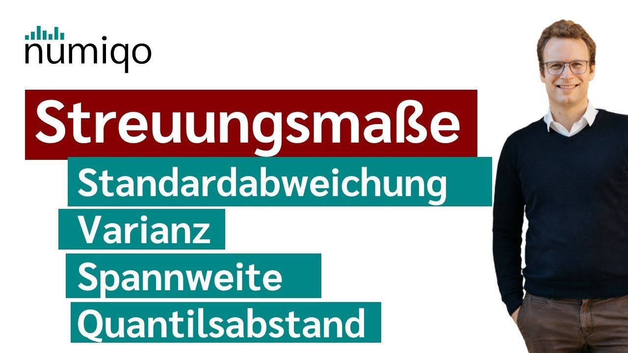 Streuungsmaße: Standardabweichung, Varianz und Spannweite