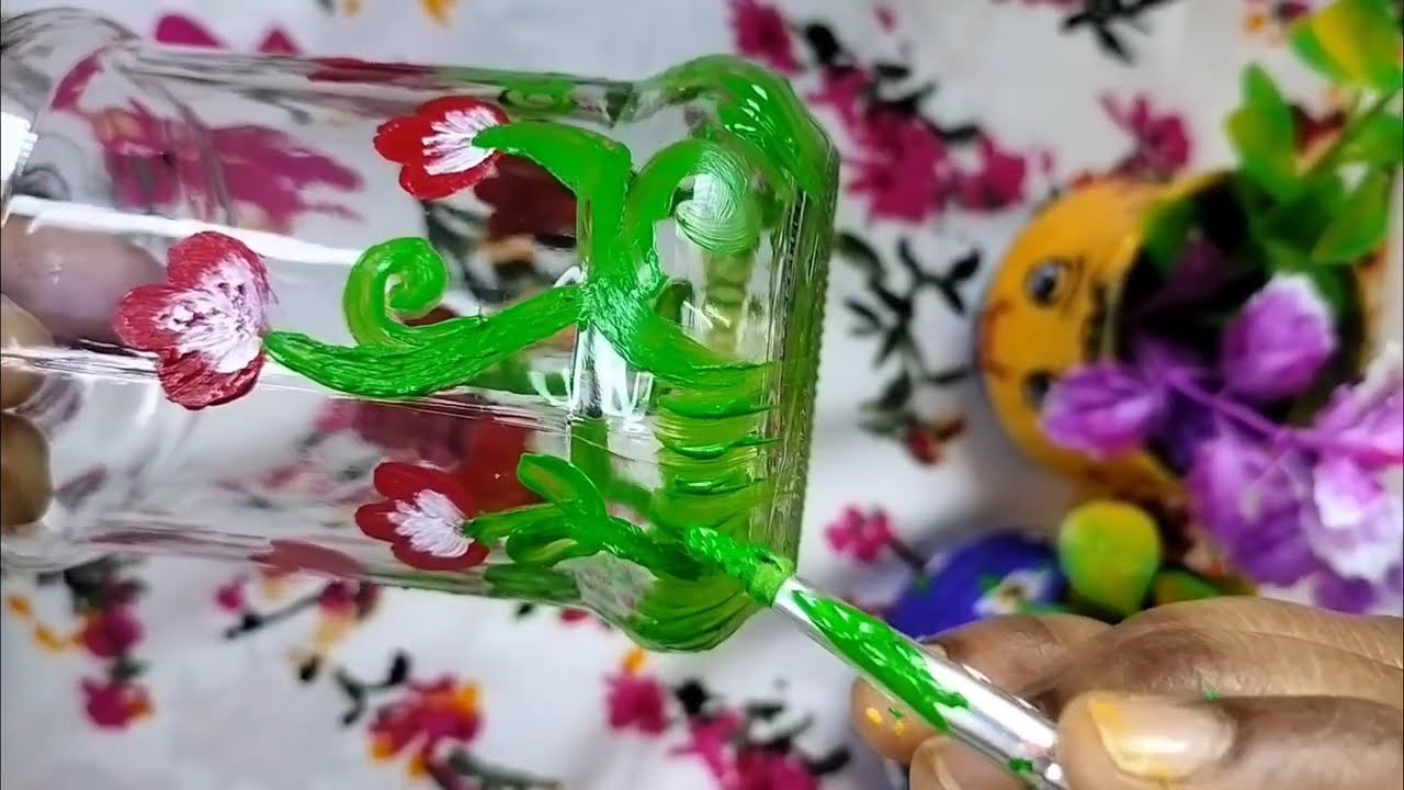 ✨Beautiful 🫙glass jar 😍painting,#sandhyasuresh_ss #editingvideo #exploremore#viralsongs 
