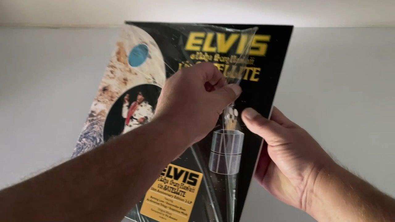 Elvis Aloha from Hawaii Via Satellite 50th Anniversary New 2 LP Vic Anesini Vinyl sealed to revealed