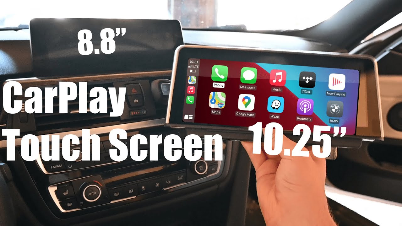 BMW CARPLAY с обновлением сенсорного экрана