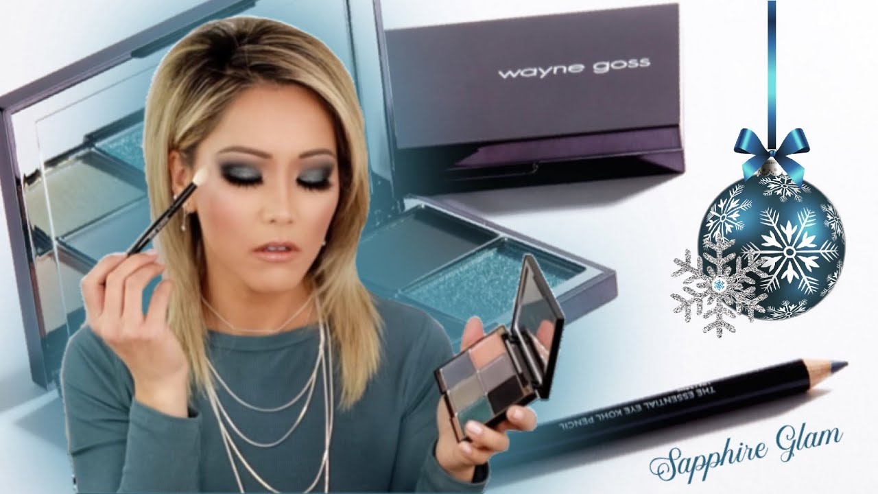 NEW WAYNE GOSS LUXURY EYESHADOW IN PEARL MOONSTONE | HOLIDAY GLAM COOL-TONED LOOK FOR MATURE SKIN