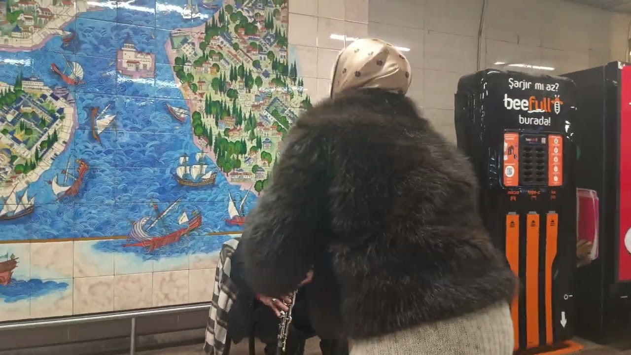 Metroda karşılaştığım klarnet gösterisi