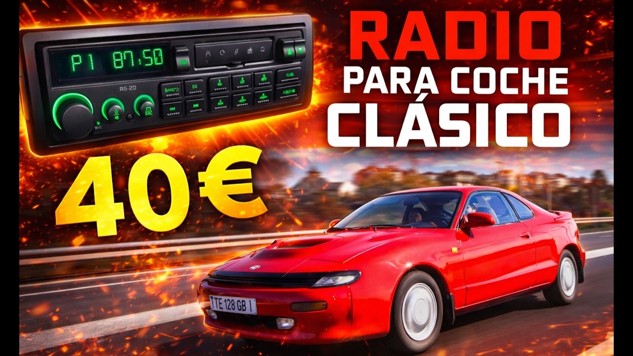 La mejor radio para tu coche clásico | Estilo clásico por 40€