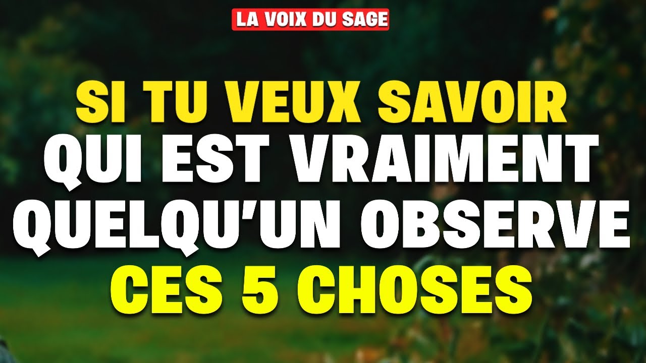 CES 5 choses révèlent qui est vraiment une personne