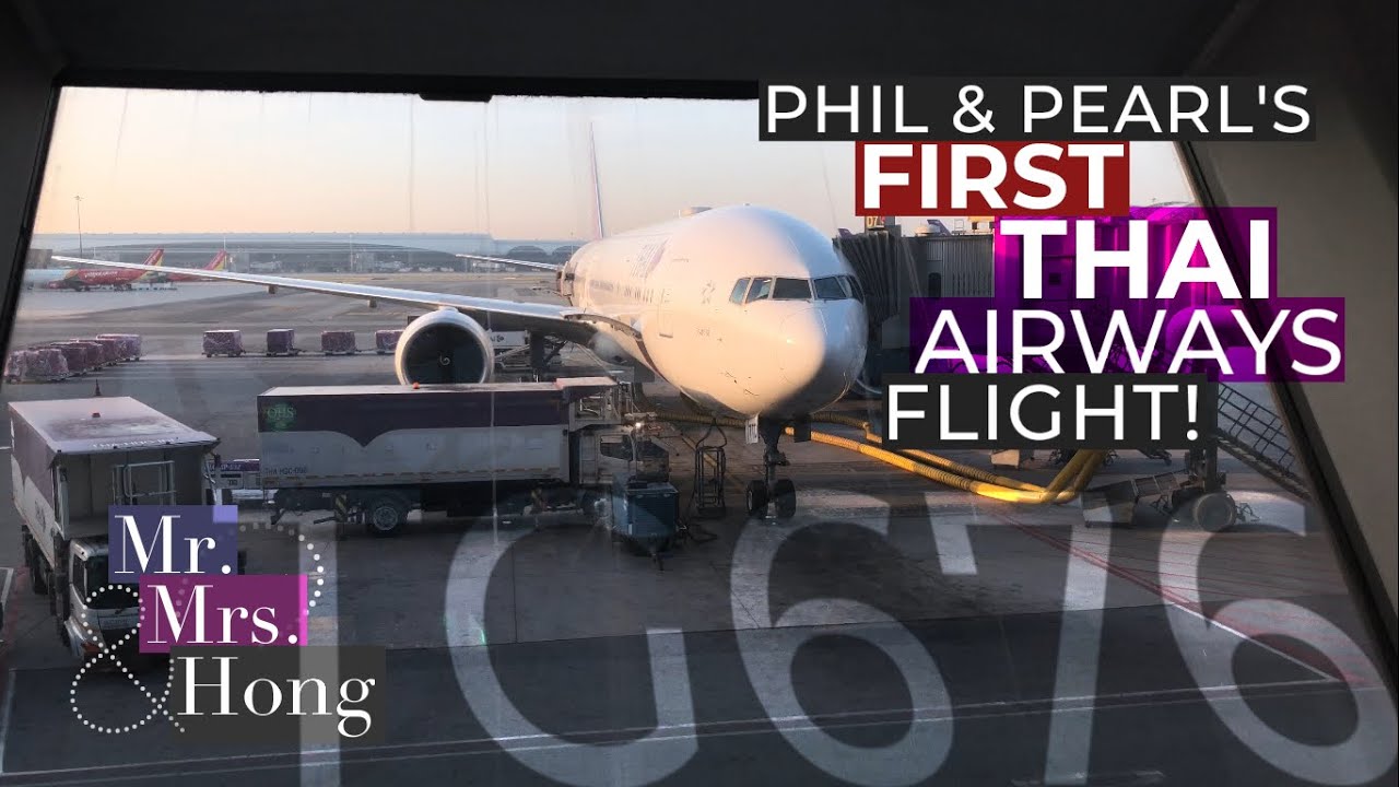 Our First THAI AIRWAYS Flight &ndash; Bangkok, Tokyo! (TG676, BKK ✈ NRT Flight Review) | Mr. and Mrs. Hong