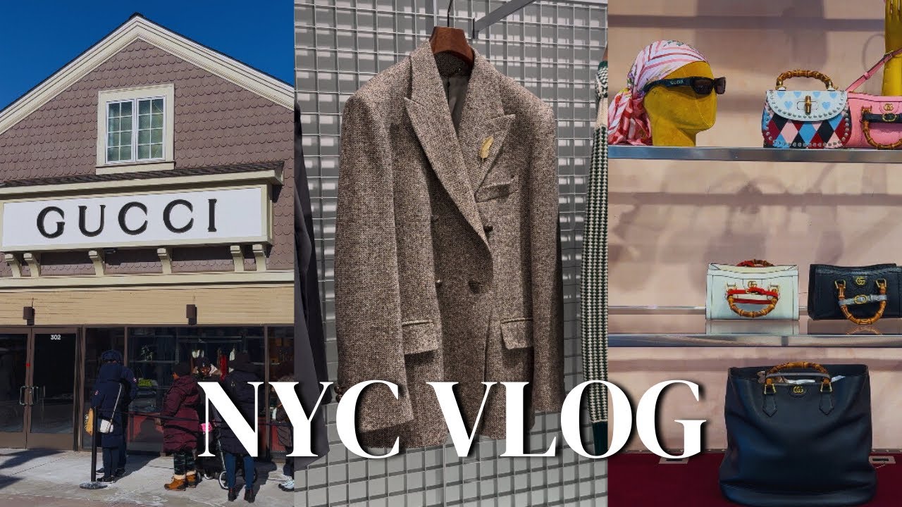 Eng)🗽뉴욕 우드버리 아울렛 쇼핑 Woodbury Premium outlet🛍️Gucci 60% sale DIOR, PRADA, Moncler, Burberry, Max Mara