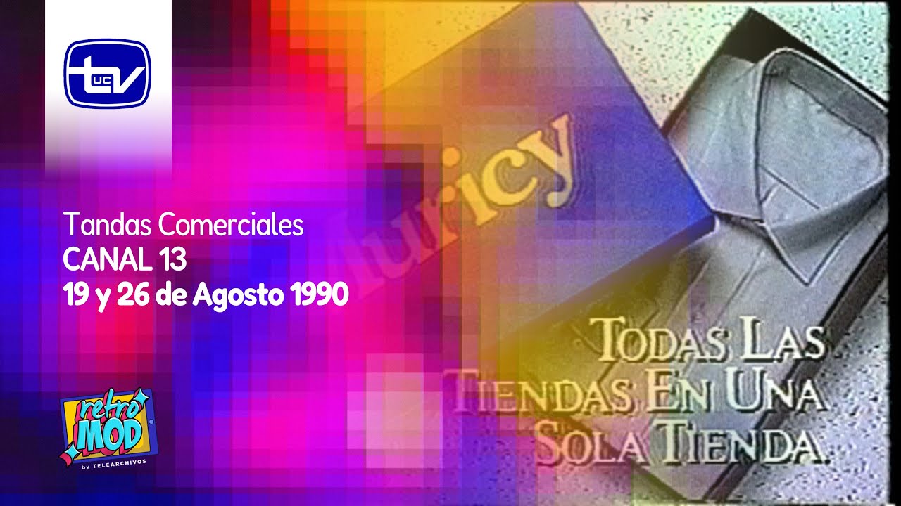 Tandas Comerciales Canal 13 (19 y 26 de Agosto 1990)
