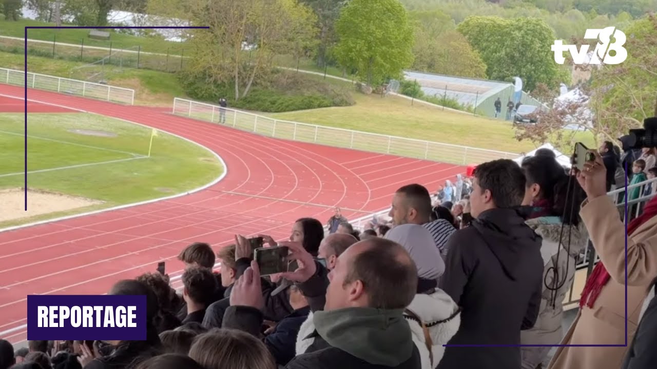 Plaisir : E. Macron et des stars jouent au football avec le Variété club de France