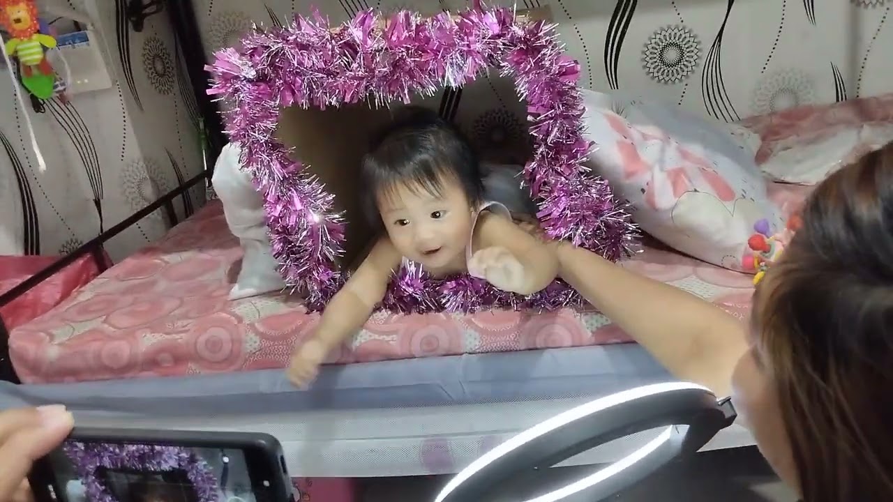 First try to put the baby in the box . behind the scene Pictorial.