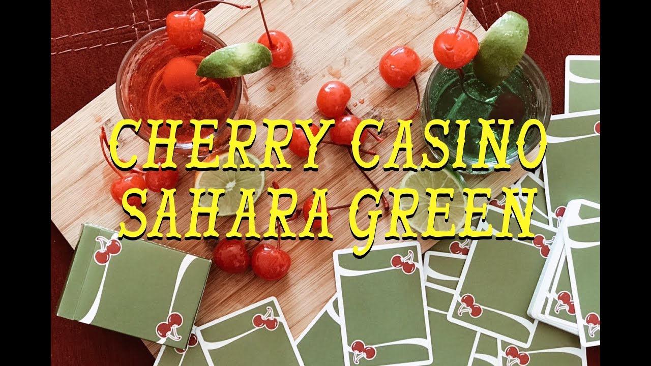 CHERRY CASINO SAHARA GREEN PLAYING CARDS! (Deck Review and HUGE GIVEAWAY!)