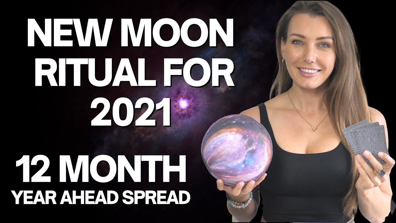 New Moon Ritual 12 Month Tarot Card Reading for 2021