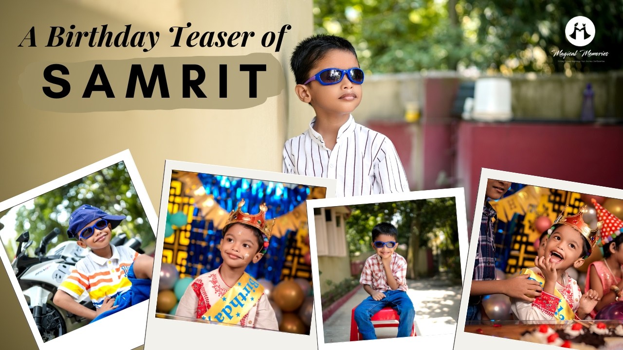 Little Champ Samrit Turns 5 🥳 | Grand Birthday Party Highlights | Kolkata Birthday Shoot
