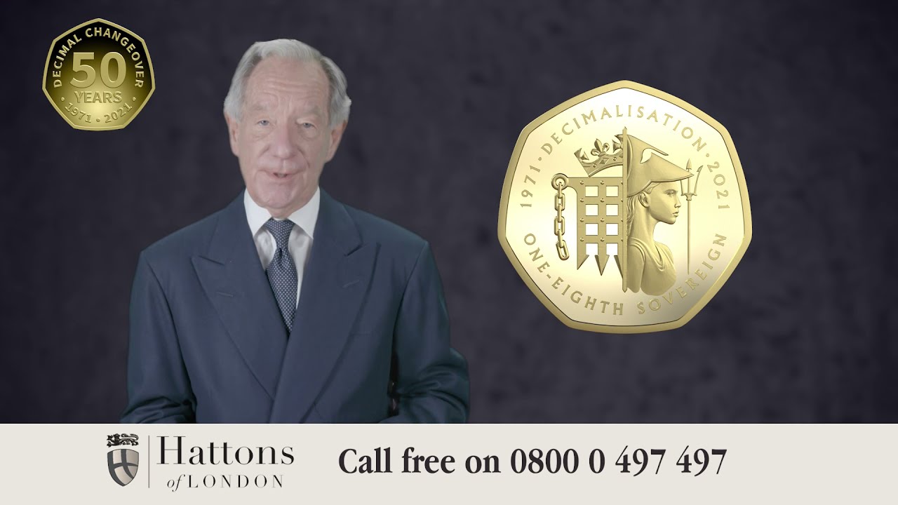The 2021 50th Anniversary of Decimalisation Gold One-Eighth Sovereign