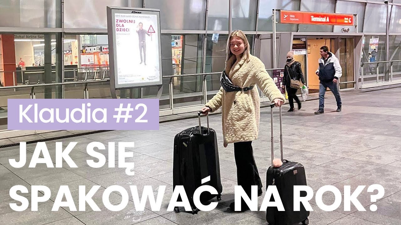 Jak się spakować na rok, na program au pair? || vlog #2 Klaudia