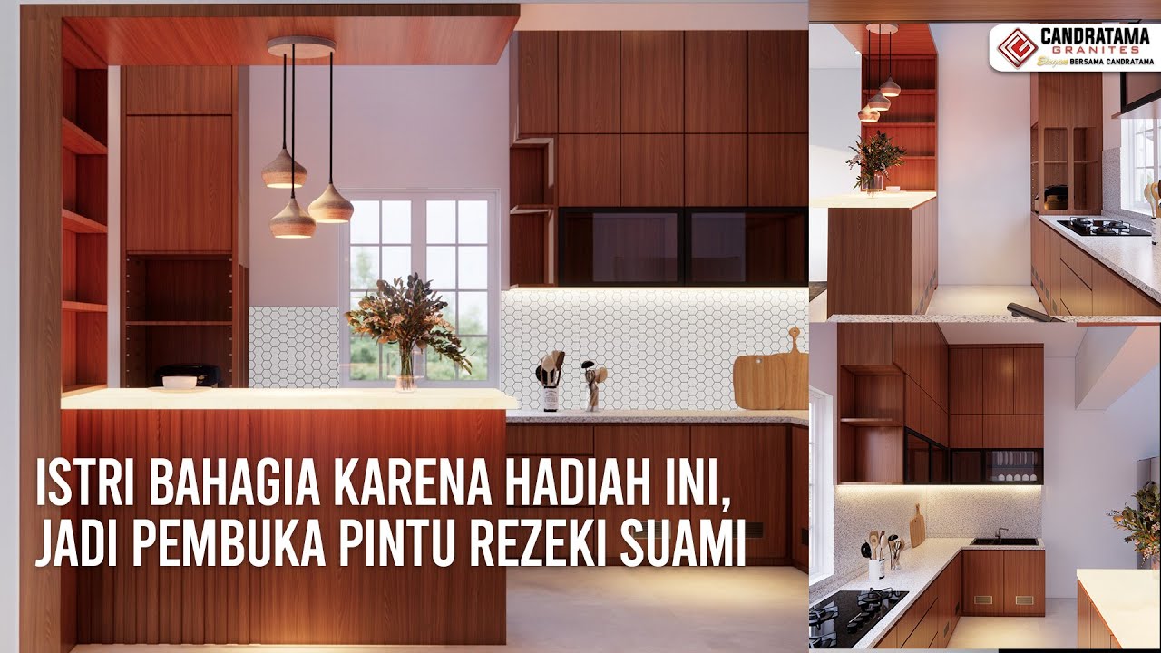 ISTRI JADI MAKIN SAYANG DAN BAHAGIA KARENA INI! I INSPIRASI KITCHEN SET & MEJA BAR HIGH CLASS