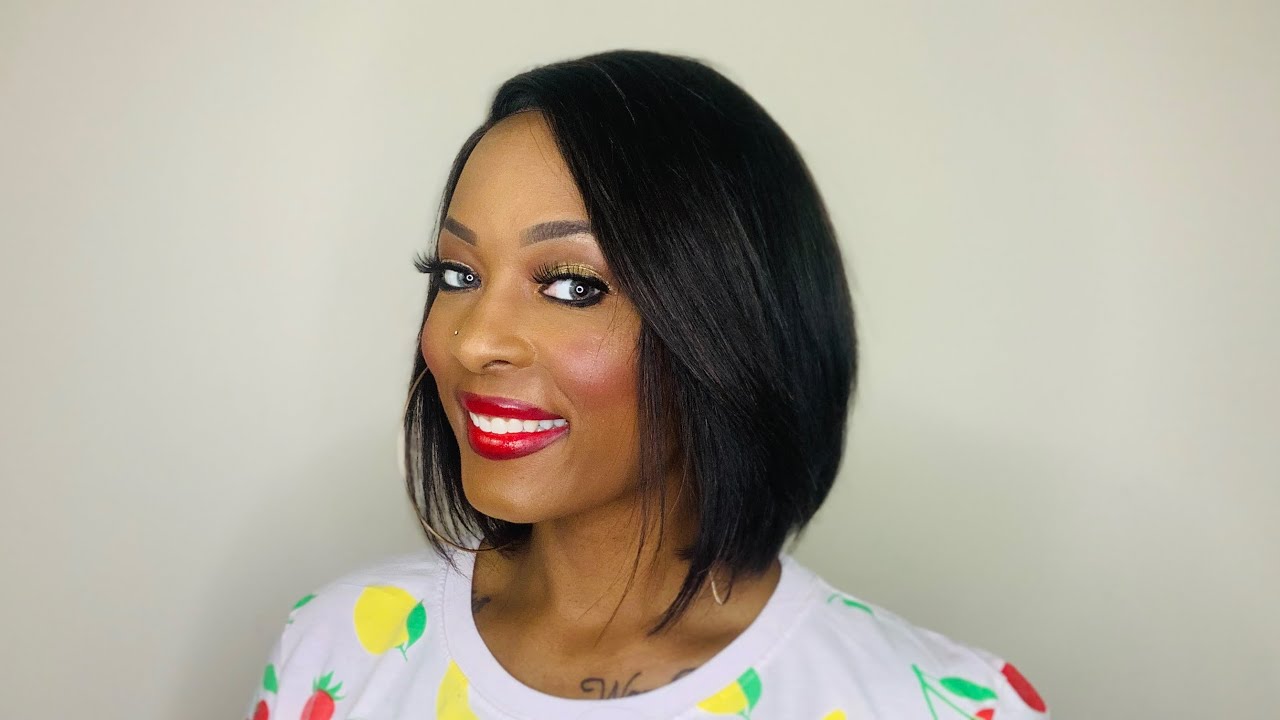 EASY HUMAN HAIR BOB UNDER $40 ft SAMSBEAUTY 💕