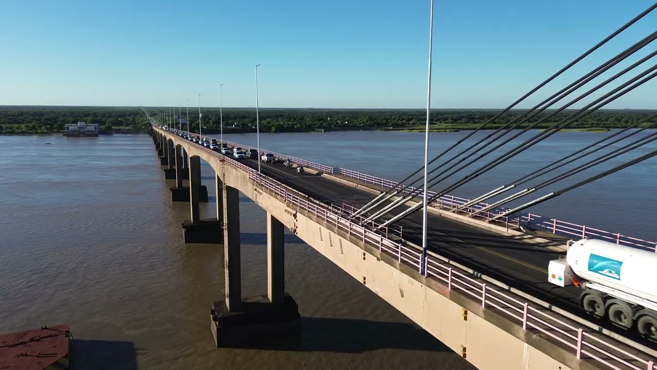 Puente Chaco Corrientes #drone #cielo #aire #video