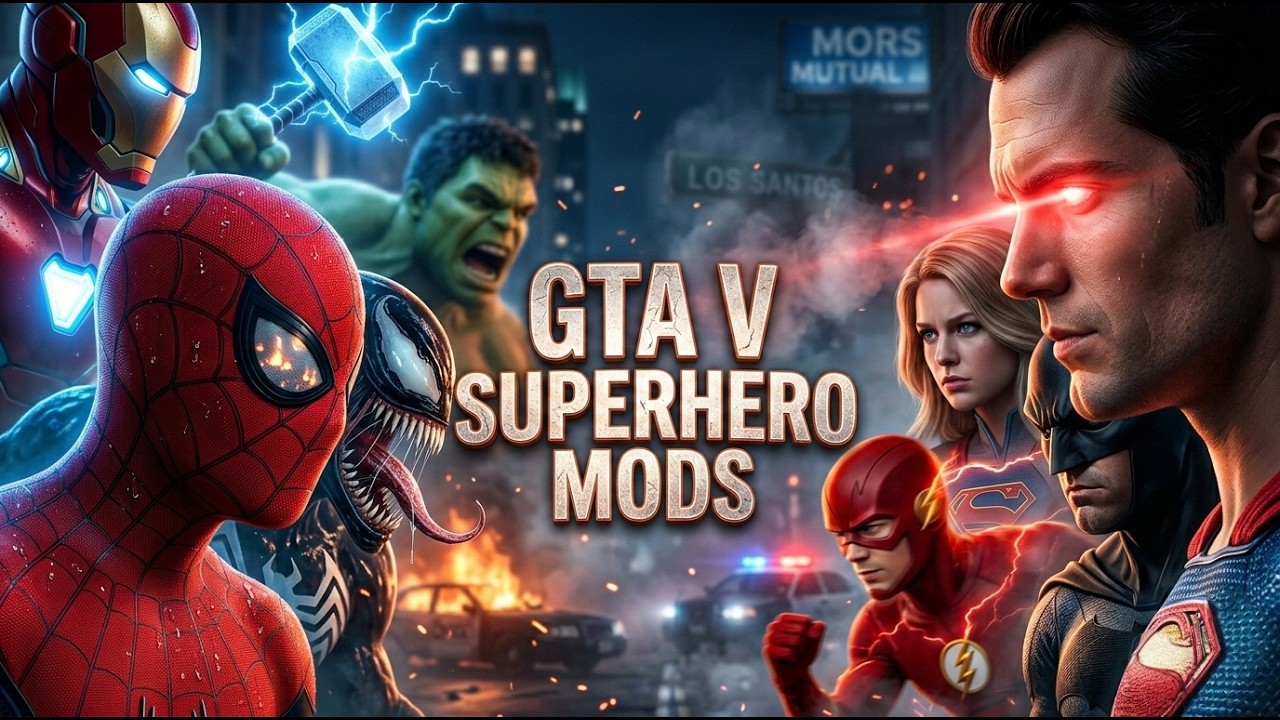 GTA 5 LIVE STREAM: Superhero Mods, Extreme Powers & Non-Stop Action