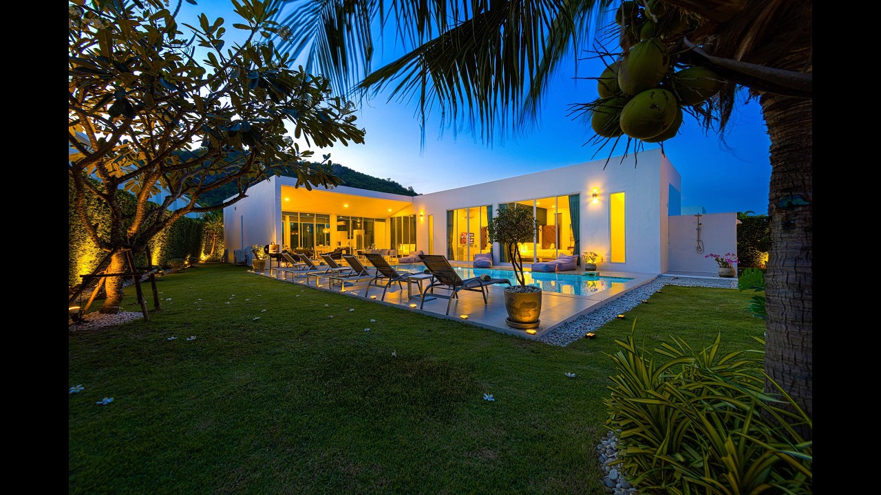 Modern 5BR Private Pool Villa in Hua Hin | Phu Montra KH-A7 Tour
