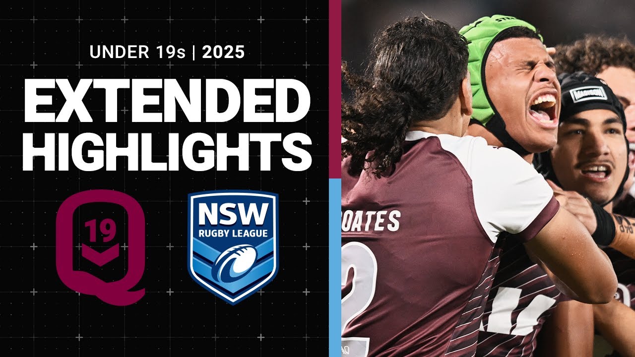 NRL Highlights | 2025 State of Origin Under 19s | Extended Highlights | Queensland v New South Wales