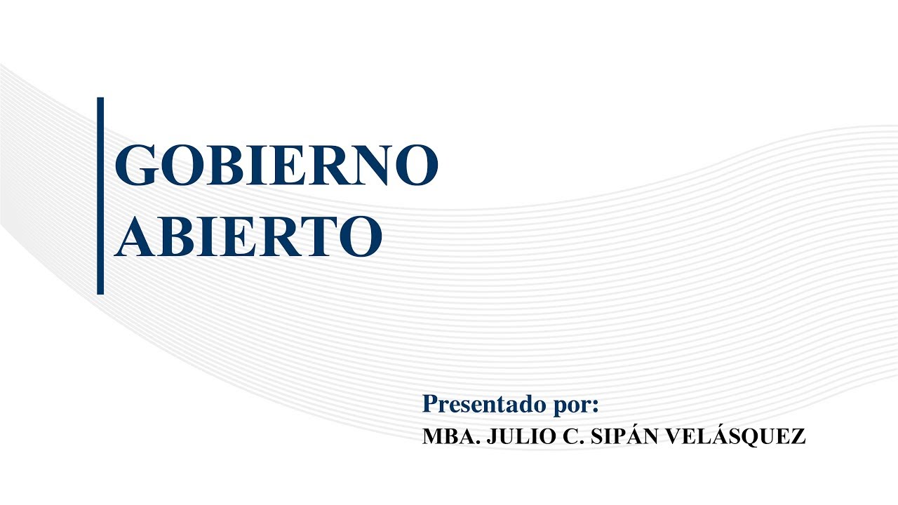 U4-T1 Gobierno Abierto.