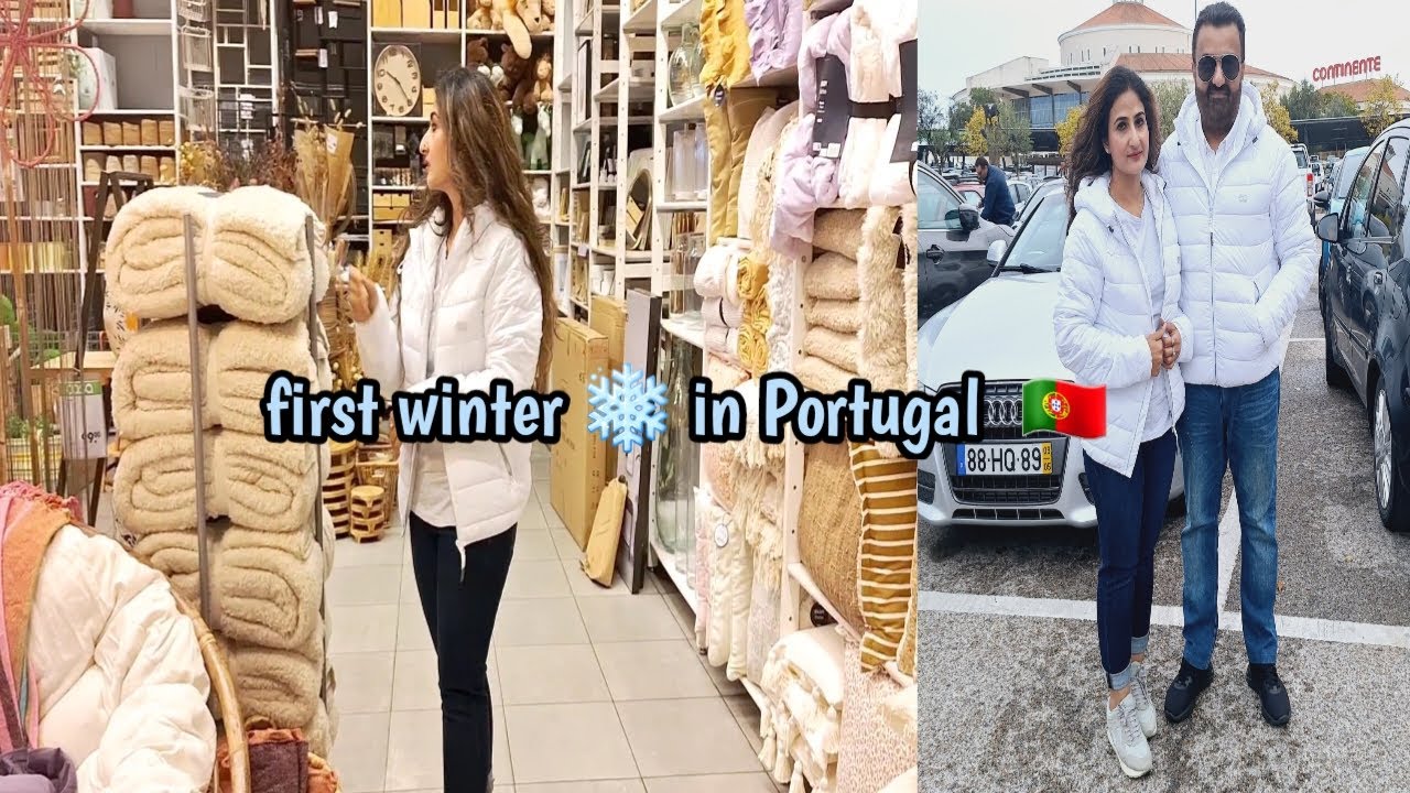 First Winter ❄ Shopping | First Winter in Portugal #dailyvlog #viral