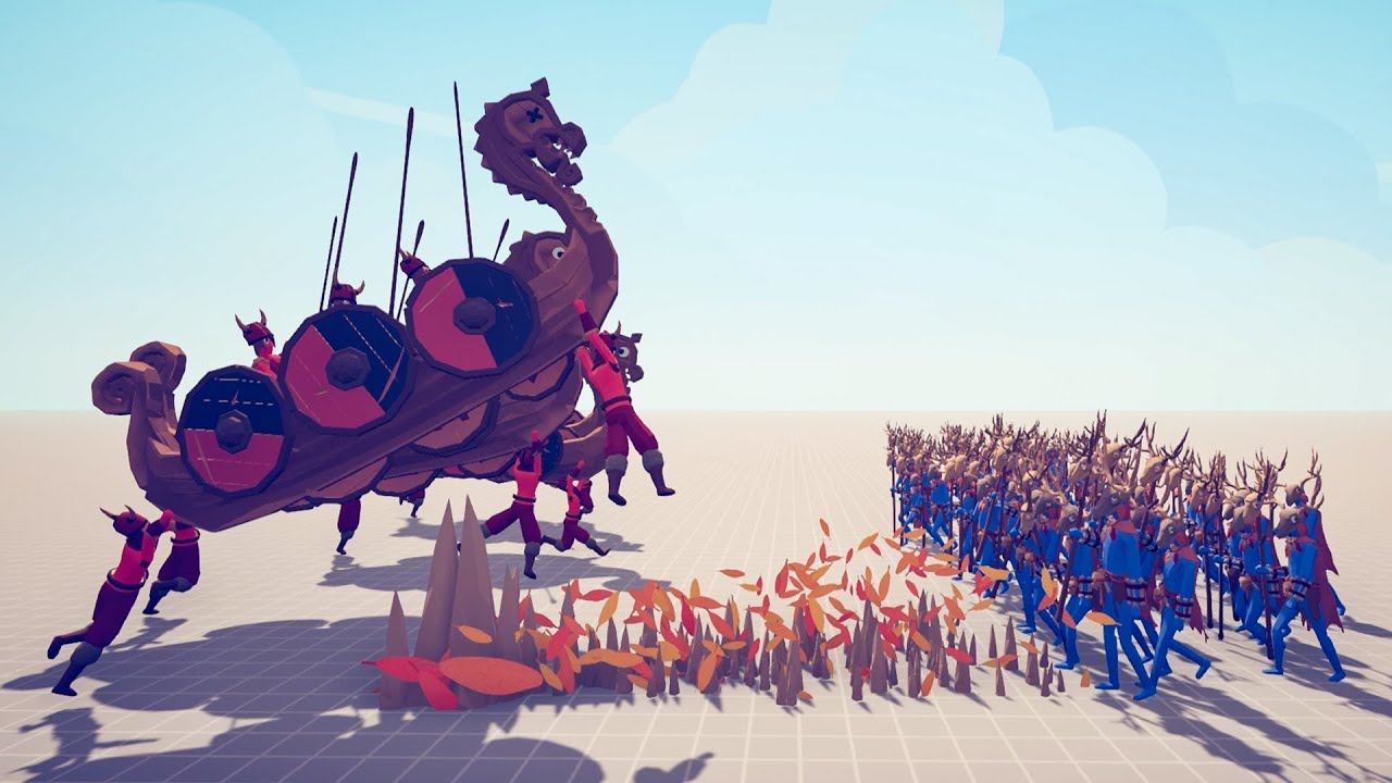 Longship vs Every Unit - Totally Accurate Battle Simulator TABS