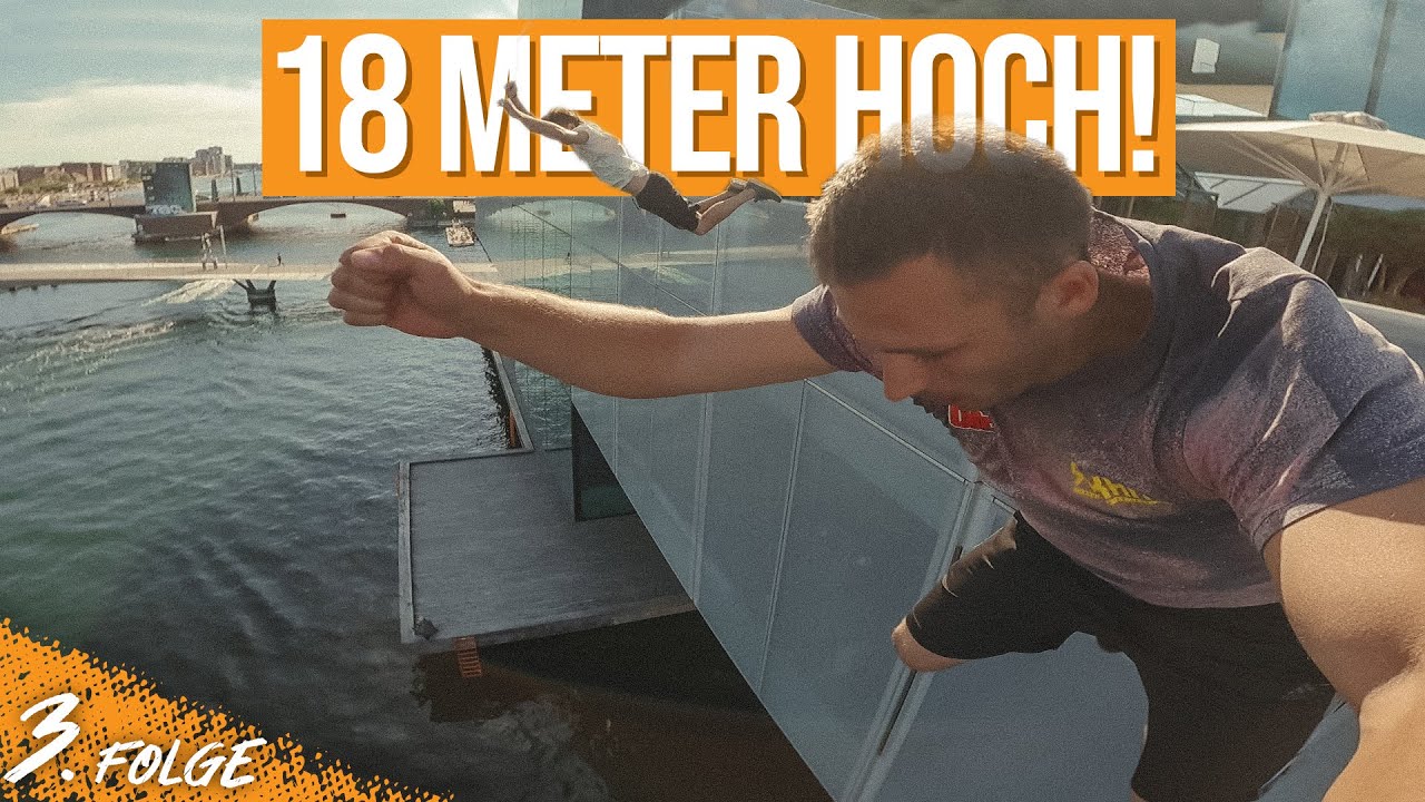 VERBOTENER Sprung vom Caf&eacute;! - SECURITY JAGD durch Kopenhagen! | 3. Folge - Schlappentour 2022