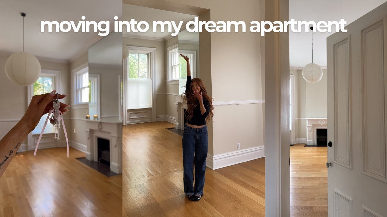 MY DREAM EMPTY APARTMENT TOUR!! (living alone for the first time)