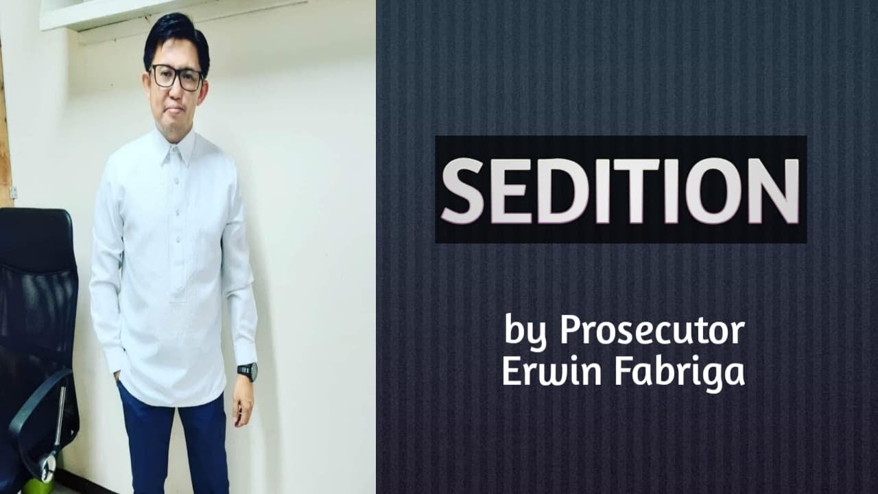 Sedition (Article 139 of the Revised Penal Code)