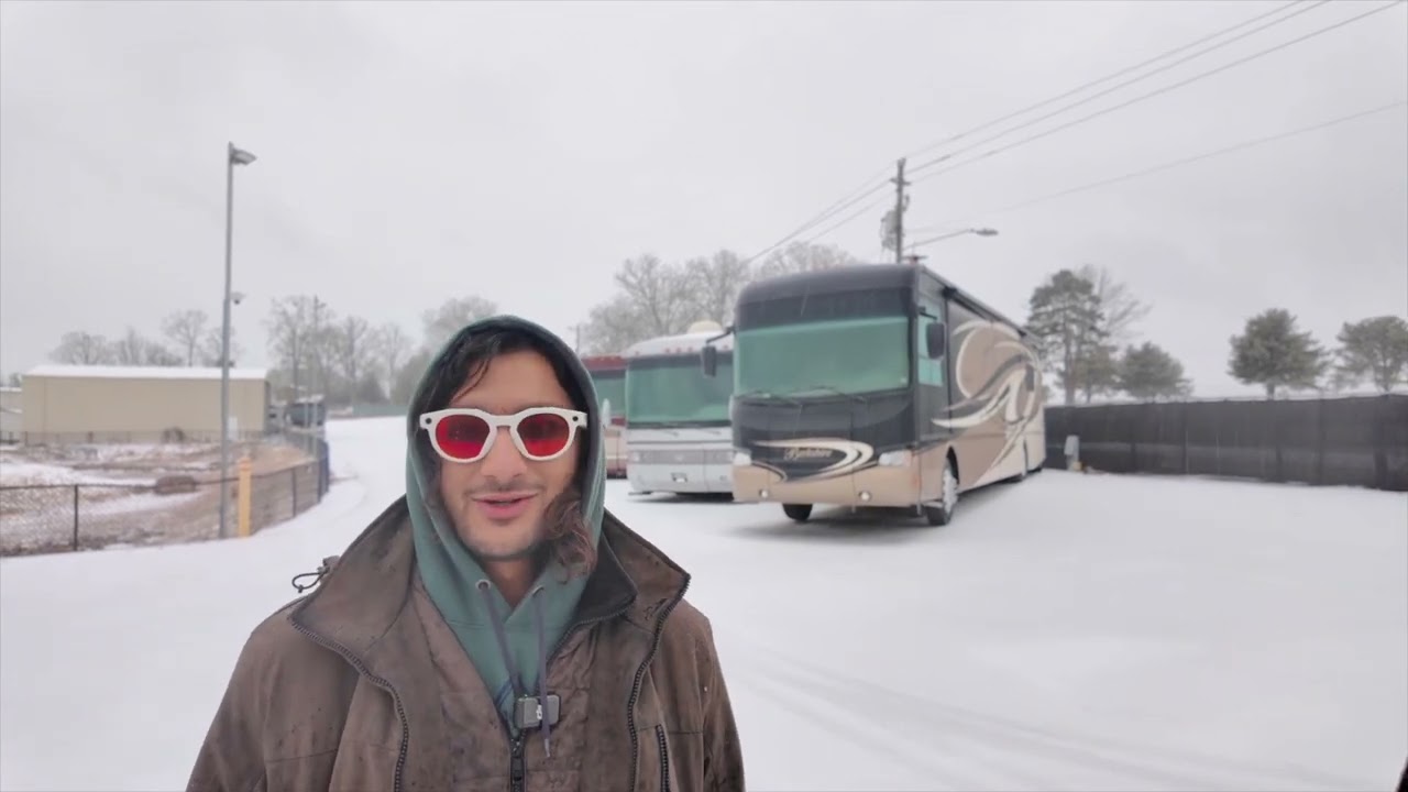SURPRISE UPDATE AT A SNOWY RV DEALERSHIP