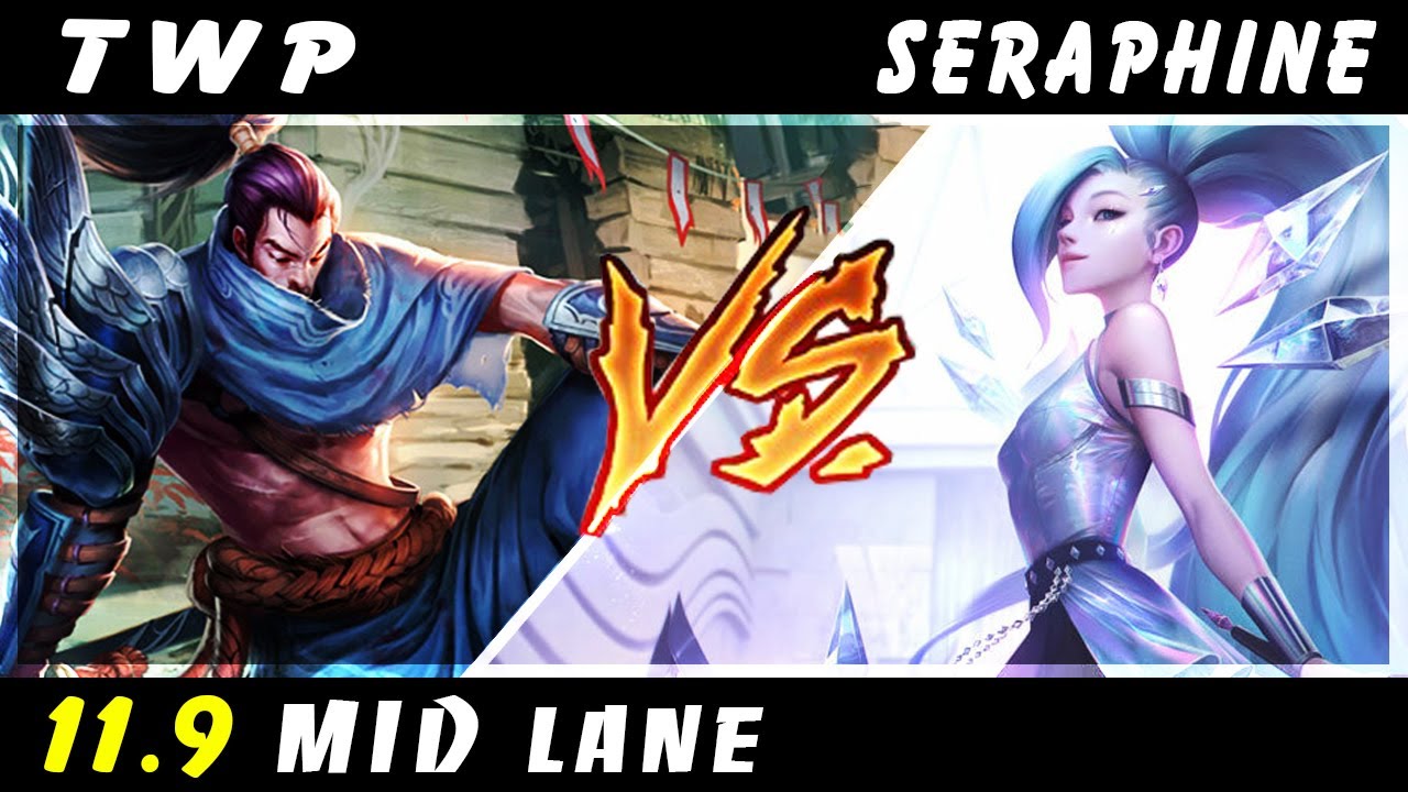 TheWanderingPro - Yasuo vs Seraphine MID Patch 11.9 - Yasuo Gameplay