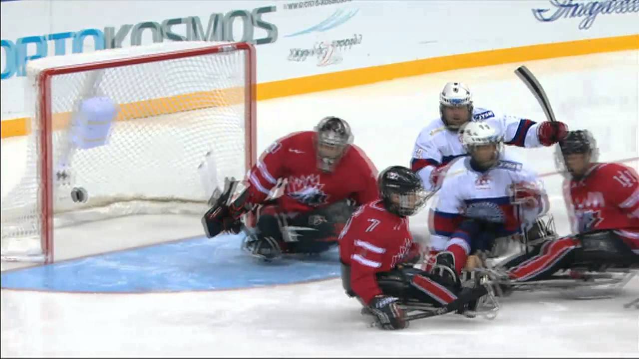 Gold medal game - International Ice Sledge Hockey Tournament 