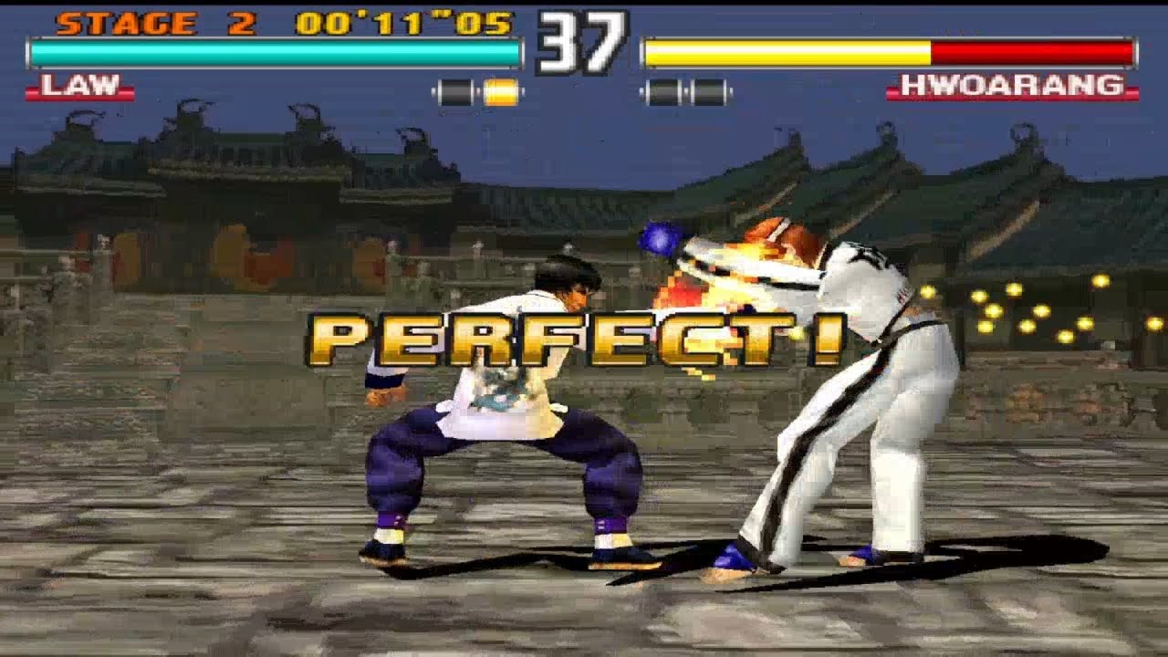 Tekken 3 Law with Paul Moves Arcade