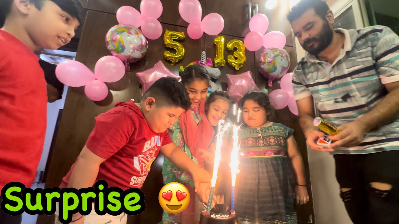 Nimra Aur Umme Hani Ko Birthday Ka Surprise De Diya 😍♥️