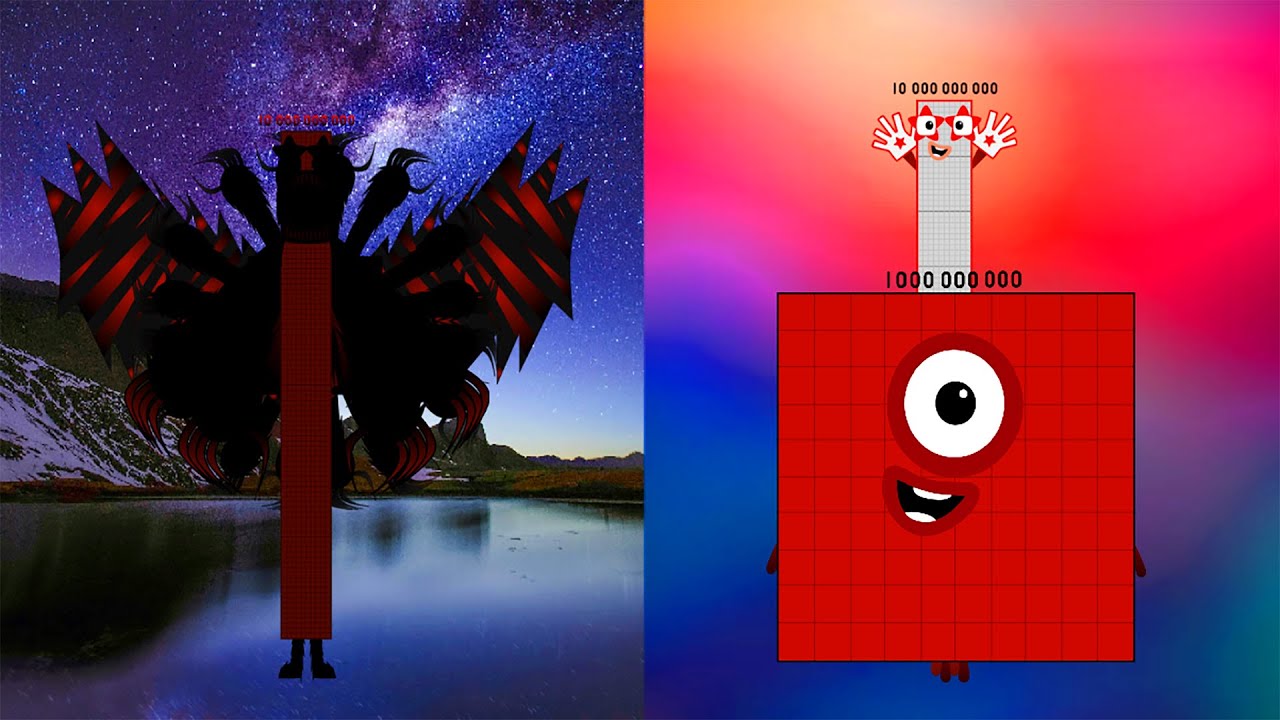 Uncannyblocks band But Different nightmare Numberblocks Band Alternative Cover (1B-10B) Fixed