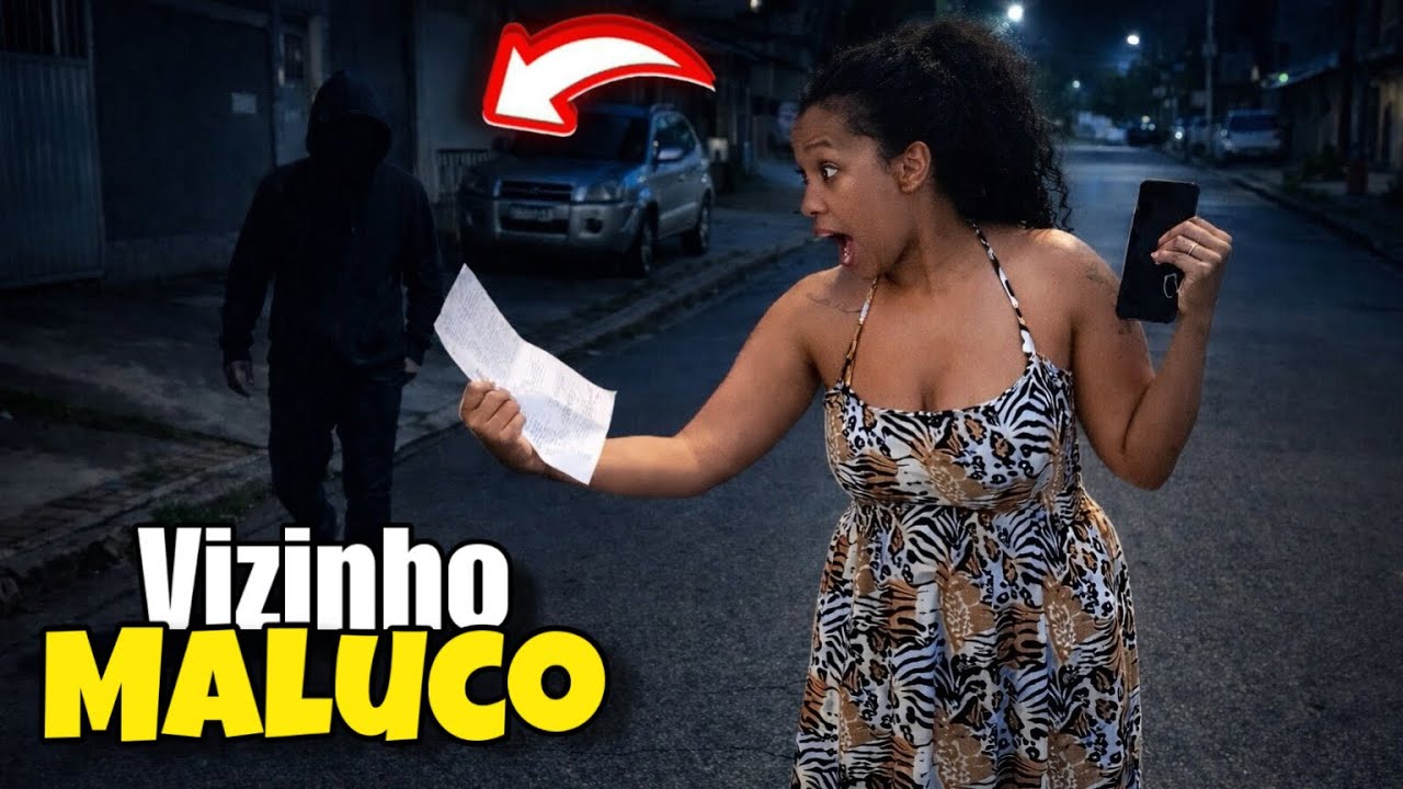 O VIZINHO MALUCO DEIXOU UMA CARTA AS 03:00 HORAS DA MANHÃ - ME AMEAÇOU