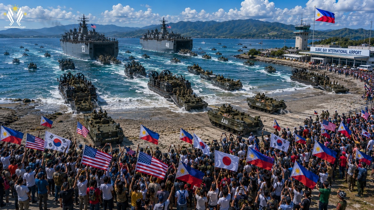 Philippines Heats Up! Hundreds of U.S Amphibious Fleet Forces Flood the Philippine Coast